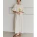  One-piece 2-way waist gathered onepiece/2way талия gya The - One-piece 
