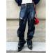  джинсы Denim Denim брюки bai цвет лоскутное шитье Zip ti tail Denim брюки женский 