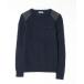 [J.LINDEBERG] длинный рукав вязаный X-SMALL темно-синий мужской 