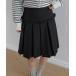  юбка [2026SS новый продукт item ] передний la Brief liru плиссировать midi юбка 