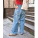  широкий брюки джинсы Denim Denim брюки женский 