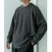 [ITEMS URBANRESEARCH] длинный рукав вязаный SMALL угольно-серый мужской 
