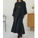  One-piece ba Rune рукав русалка flair maxi One-piece 