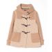 [B:MING by BEAMS] полупальто "даффл коут" MEDIUM бежевый женский 