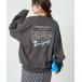 [FREAK'S STORE] тренировочный cut and sewn свободный черный женский 