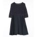 [RUIRUE BOUTIQUE] гонки короткий рукав One-piece M темно-синий женский 