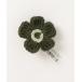 crocs Green Crochet Flower / Crocs зеленый cloche цветок 