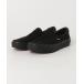 [VANS] туфли без застежки 22.5cm черный женский 