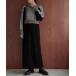 [URBAN RESEARCH Sonny Label] вязаный One-piece FREE черный женский 