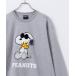 [PEANUTS] тренировочный cut and sewn M. серый мужской 