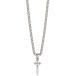 [Guess] колье ONE SIZE серебряный мужской 
