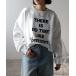 [Bonjour Sagan] [gleam] тренировочный cut and sewn FREE "теплый" белый женский 