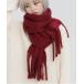 [HIKA] muffler FREE wine red женский 