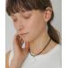  короткое колье LAPUIS(lapyui)Pearl Leather choker женский 