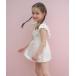  купальный костюм la полный плавание One-piece мульти- узор / купальный костюм / Kids 100cm-130cm Kids ребенок девочка 