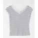 [PAGEBOY] окантовка рисунок безрукавка tops FREE белый женский 
