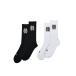 ���� SCRIPT LOGO SOCKS 2PACK ��� ��ǥ�����