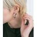 [KBF] серьги ( обе уголок для ) ONE серебряный женский 