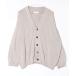 [remer] вязаный кардиган SMALL grayish бежевый мужской 