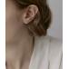 [4*C] серьги ( обе уголок для ) FREE розовое золото женский 