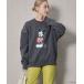 [FREAK'S STORE] тренировочный cut and sewn свободный черный женский 