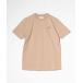 [LACOSTE] one отметка короткий рукав футболка X-SMALL бежевый мужской 
