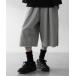  широкий брюки тренировочный брюки джерси [RUUBON]cutoff sweat half pants / cut off тренировочный шорты 