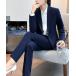 [Ritzy] брючный костюм X-LARGE темно-синий женский 