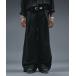  широкий брюки слаксы Studs Design Cross Tuck Slacks / заклепки дизайн черный Stax Lux мужской 