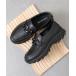  Loafer [VINCULUM][ натуральная кожа *. скользить ] metal цепь Loafer (765108) женский 