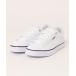 [PUMA] low cut спортивные туфли 23.0cm белый × черный мужской 
