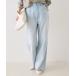  джинсы Denim Denim брюки [RED CARD/ красный карта ]Manoama Noah легкий распорка Denim /. вода скорость ./ талия боковой резина 