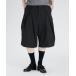  слаксы Cross tuck wide shorts / Cross tuck широкий шорты мужской женский 