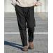 [URBAN RESEARCH ROSSO MEN] слаксы LARGE черный мужской 