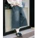  широкий брюки джинсы Chemical woshu over Daiwa ido Denim половина шорты мужской женский 