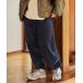 [FREAK'S STORE] легкий брюки LARGE темно-синий мужской 
