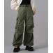 [PAGEBOY] брюки-карго FREE хаки женский 