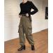 [KBF] брюки-карго 38 хаки женский 