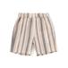  baby [...]linen style мульти- полоса шорты 