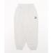 [PUMA] тренировочный брюки LARGE белый × серый женский 