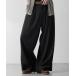  широкий брюки слаксы [RUUBON]3tuck straight wide pants/s Lee tuck распорка широкий брюки мужской женский 