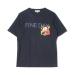 [UNITED ARROWS] короткий рукав футболка S темно-синий мужской 