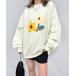 [WHO'S WHO gallery] тренировочный cut and sewn FREE "теплый" белый женский 