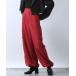 [JEANASIS] брюки-карго MEDIUM красный женский 