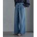  широкий брюки джинсы Denim Denim брюки тонн cell Denim брюки женский 