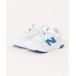 [New Balance] [KIDS] low cut спортивные туфли 19.0cm белый × голубой Kids 