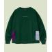 [go slow caravan] тренировочный cut and sewn MEDIUM зеленый мужской 