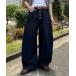  джинсы Button-fly Wide Curve Denim - кнопка fly широкий машина b Denim мужской женский 
