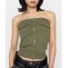  tube top bare top FRONT BUTTON BARE tops 