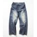 [FREAK'S STORE] painter's pants LARGE темно-синий мужской 